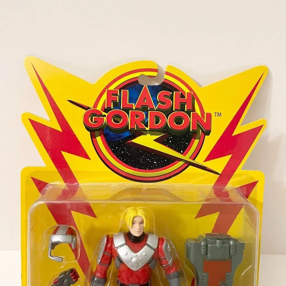 Vintage 1996 Playmates Flash Gordon Action Figures In Flight Suit - Picture 3 of 16
